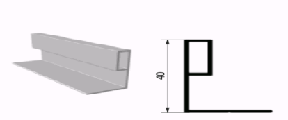 PROFILET D'ALUMINUIM 3