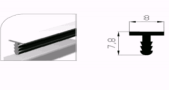 PROFILET D'ALUMINUIM 4