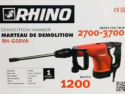 MARTEAU PIQUEUR SDS MAX 7KG 1200W G50VA RHINO