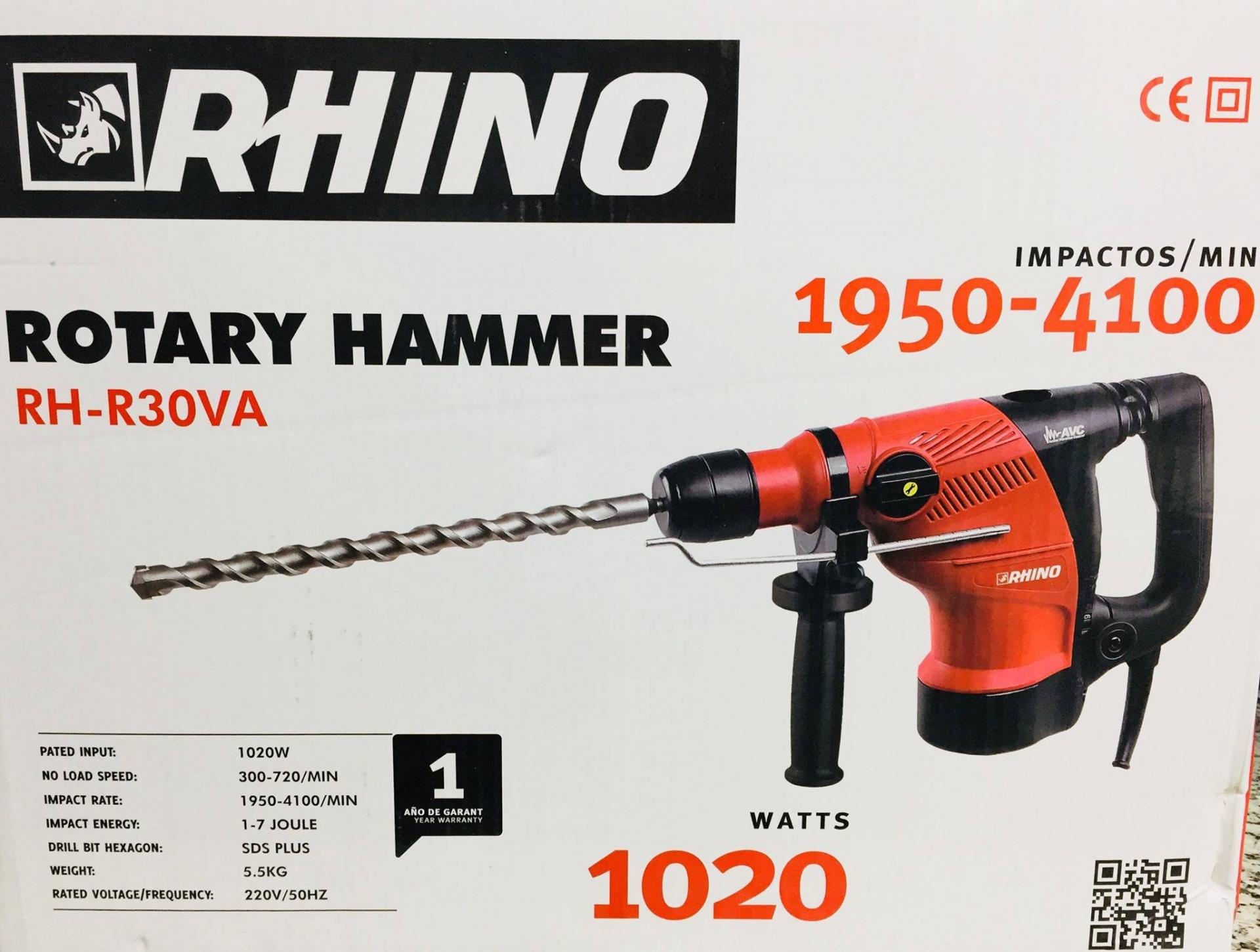 MARTEAU PERFORATEUR SDS 5.5KG 1020W RH-R30VA RHINO