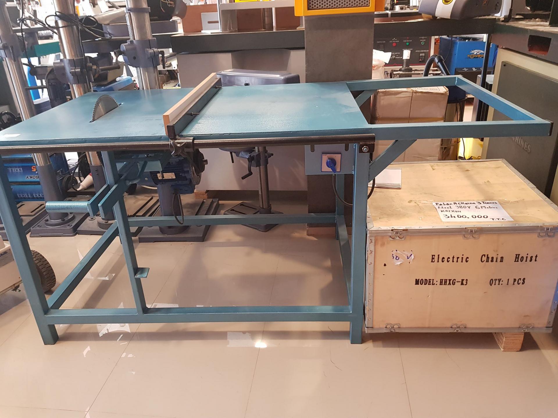 SCIE CIRCULAIRE A TABLE 80X170MM AVEC DISQ